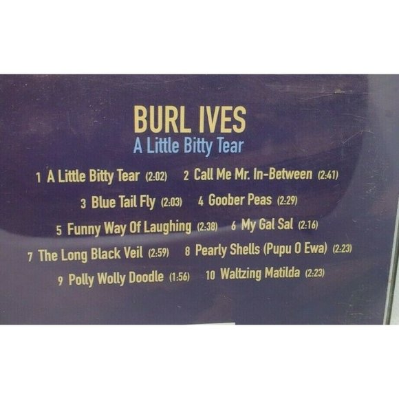Burl Ives A Little Bitty Tear Folk CD No Scratches Clean - Picture 4 of 9